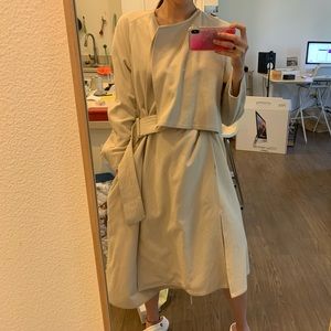 Korean designer brand trench coat